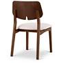 7_Modern Brazilian Beth 19" Wide Medley Ivory Cane Side Chair Ebano Frame more views