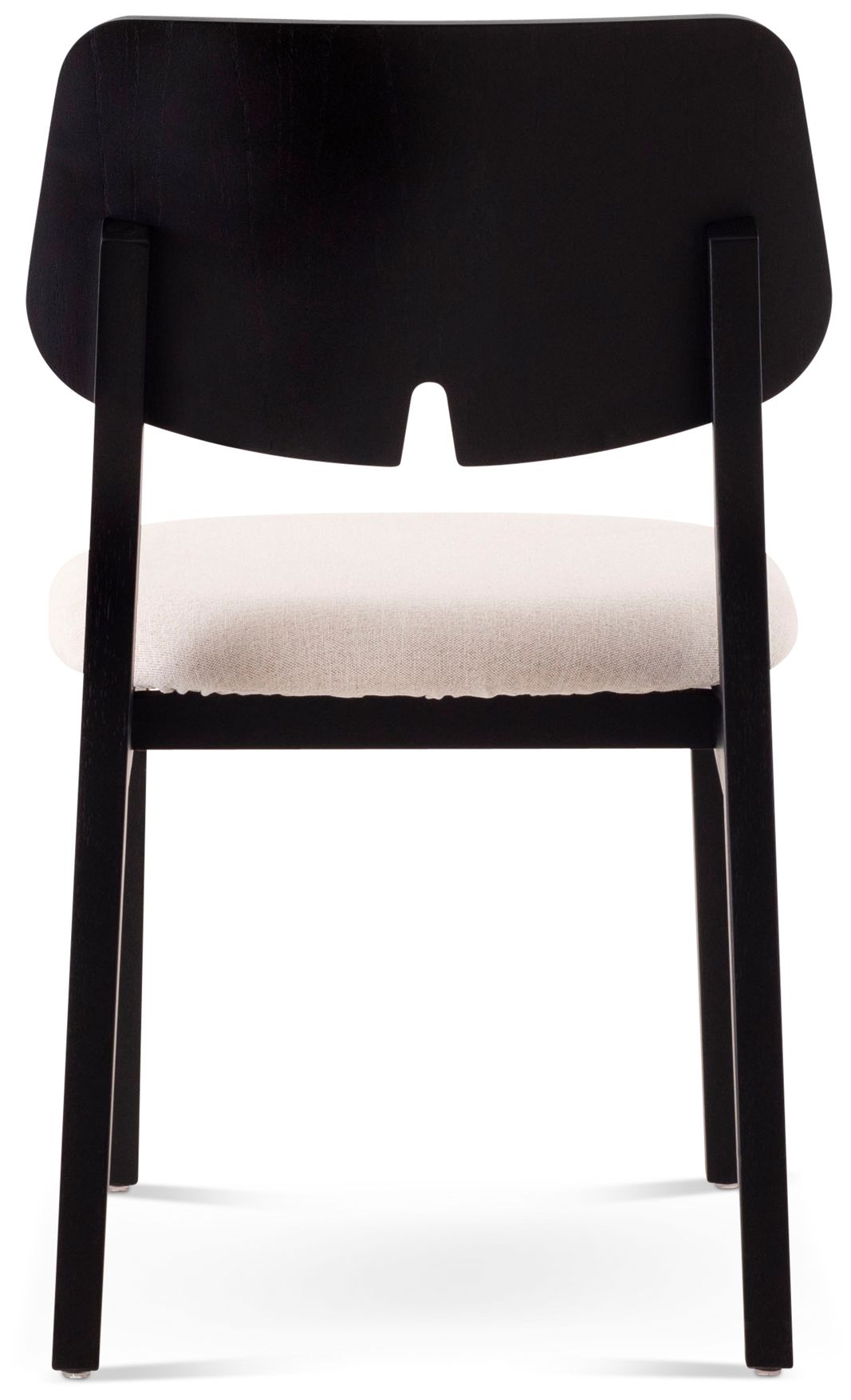 Image 7 Modern Brazilian Beth 19" Wide Medley Ivory Side Chair Ebano Frame more views