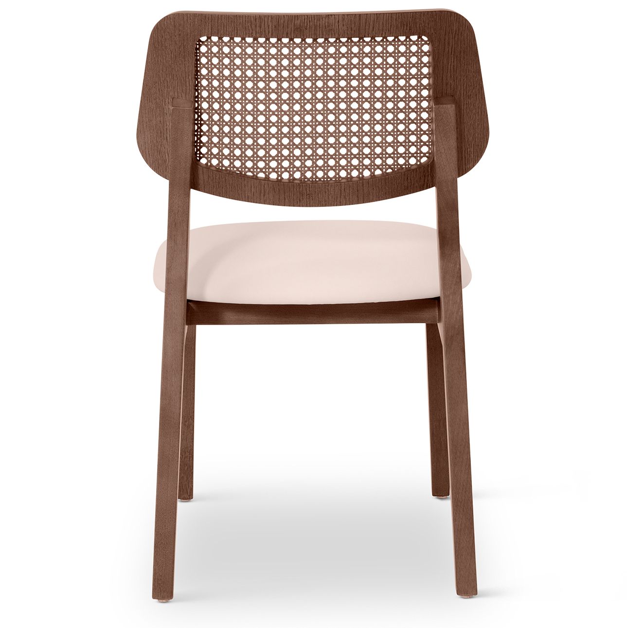 Image 5 Modern Brazilian Beth 19" Wide Shimmy Cream Side Chair Domasco Frame more views