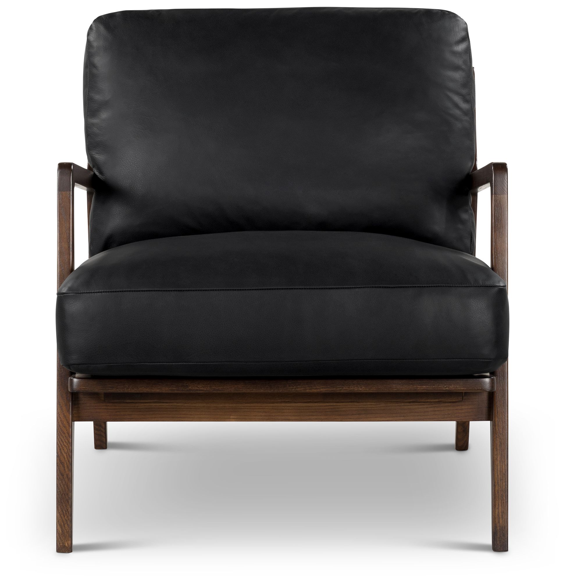 Image 2 Modern Brazilian Beth 19" Wide Shimmy Cream Side Chair Nogal Frame more views