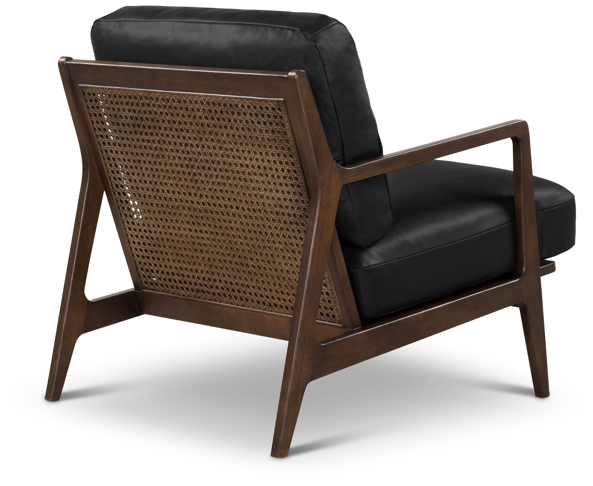 Image 4 Modern Brazilian Beth 19" Wide Shimmy Cream Side Chair Nogal Frame more views