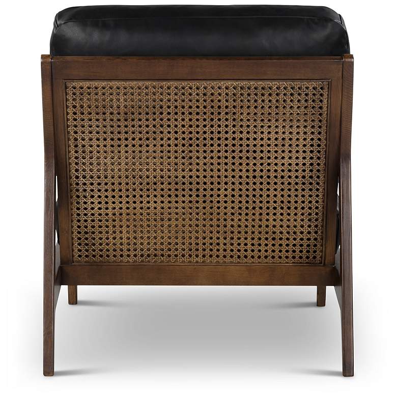 Image 5 Modern Brazilian Beth 19" Wide Shimmy Cream Side Chair Nogal Frame more views