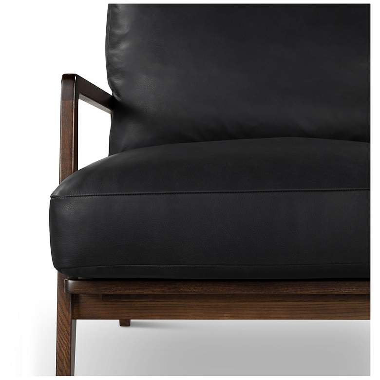 Image 6 Modern Brazilian Beth 19" Wide Shimmy Cream Side Chair Nogal Frame more views