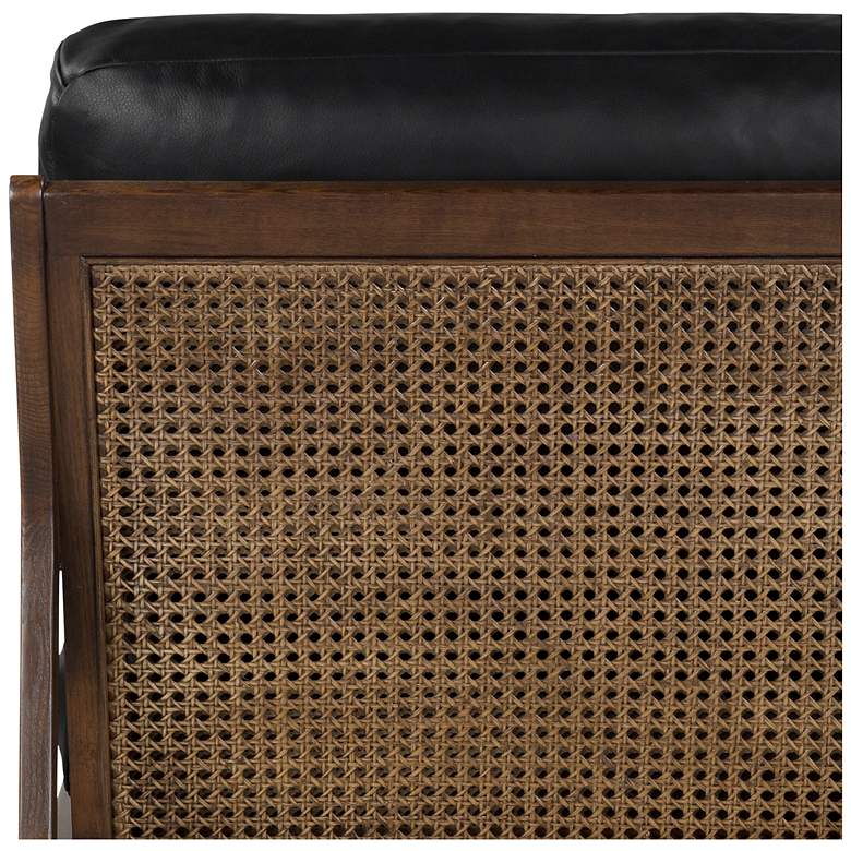 Image 7 Modern Brazilian Beth 19" Wide Shimmy Cream Side Chair Nogal Frame more views