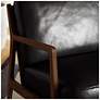 Modern Brazilian Beth 19" Wide Shimmy Cream Side Chair Nogal Frame