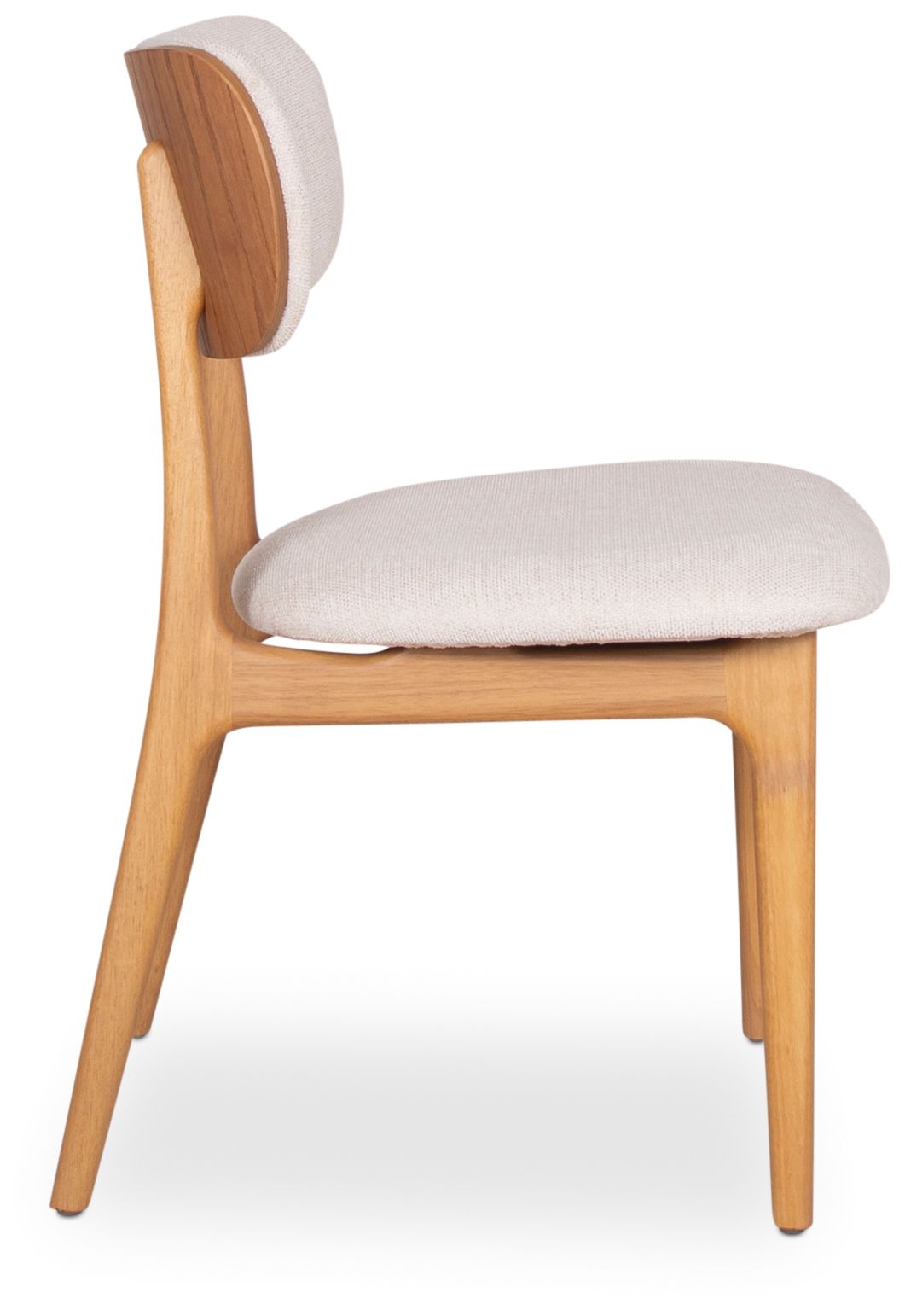 Image 3 Modern Brazilian Claudia 20.5"W Harvest Natural Dining Chair Damasco Frame more views