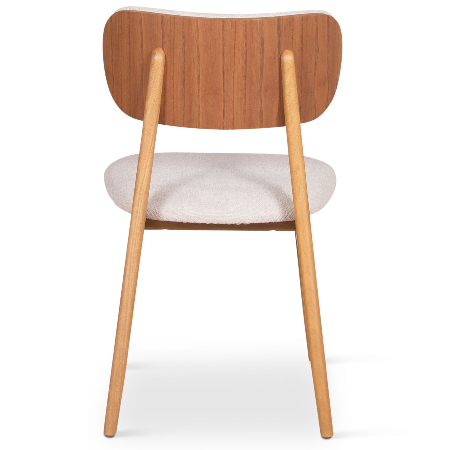 Image 4 Modern Brazilian Claudia 20.5"W Harvest Natural Dining Chair Damasco Frame more views