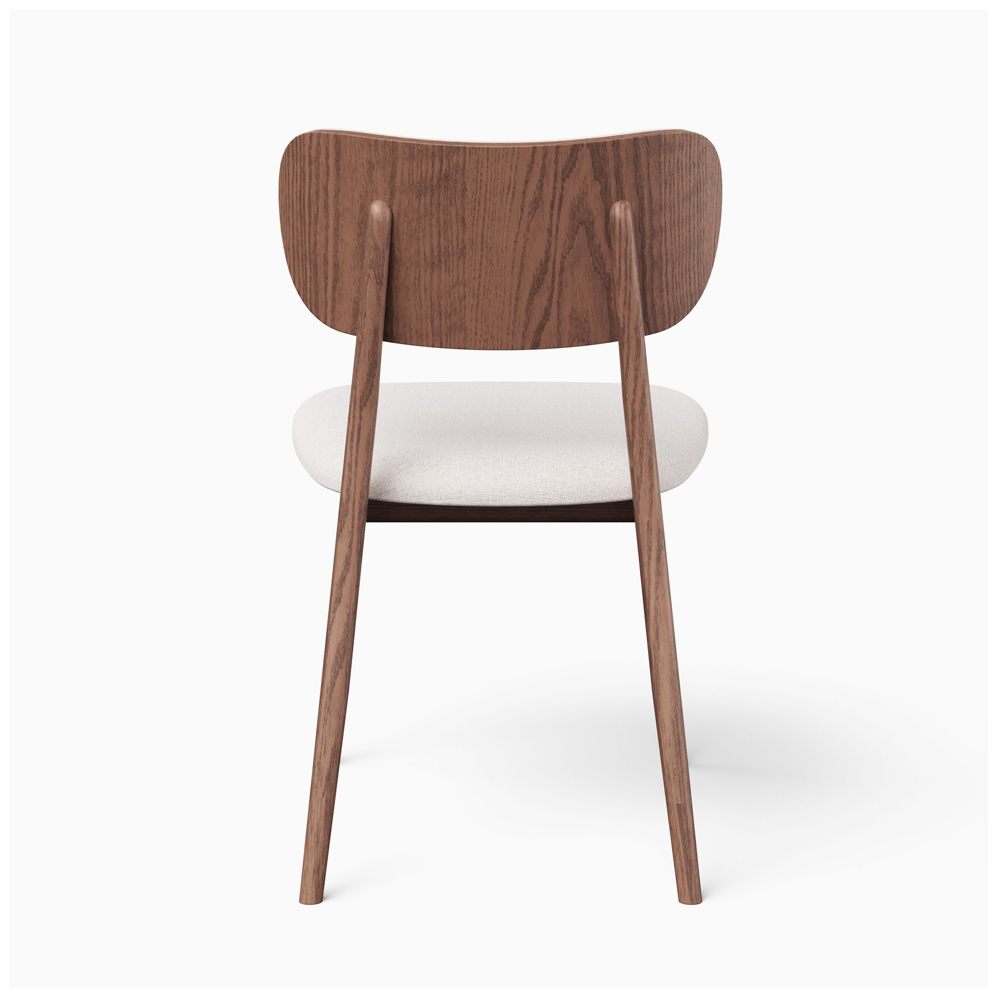 Image 5 Modern Brazilian Claudia 20.5"W Harvest Natural Dining Chair Nogal Frame more views