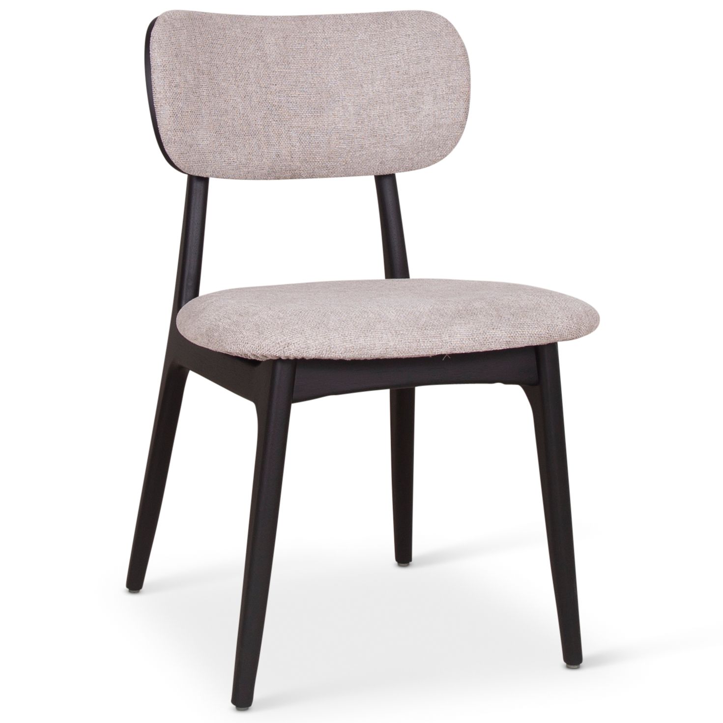 Image 4 Modern Brazilian Claudia 20.5" Wide Harvest Jute Dining Chair Ebano Frame more views