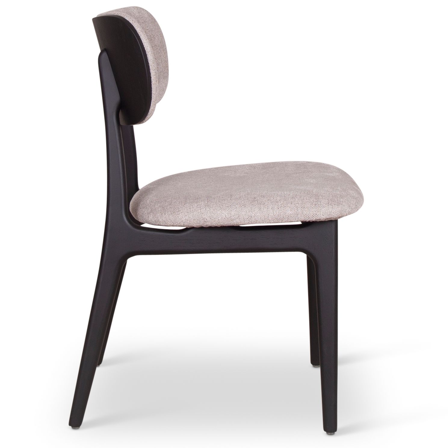 Image 5 Modern Brazilian Claudia 20.5" Wide Harvest Jute Dining Chair Ebano Frame more views