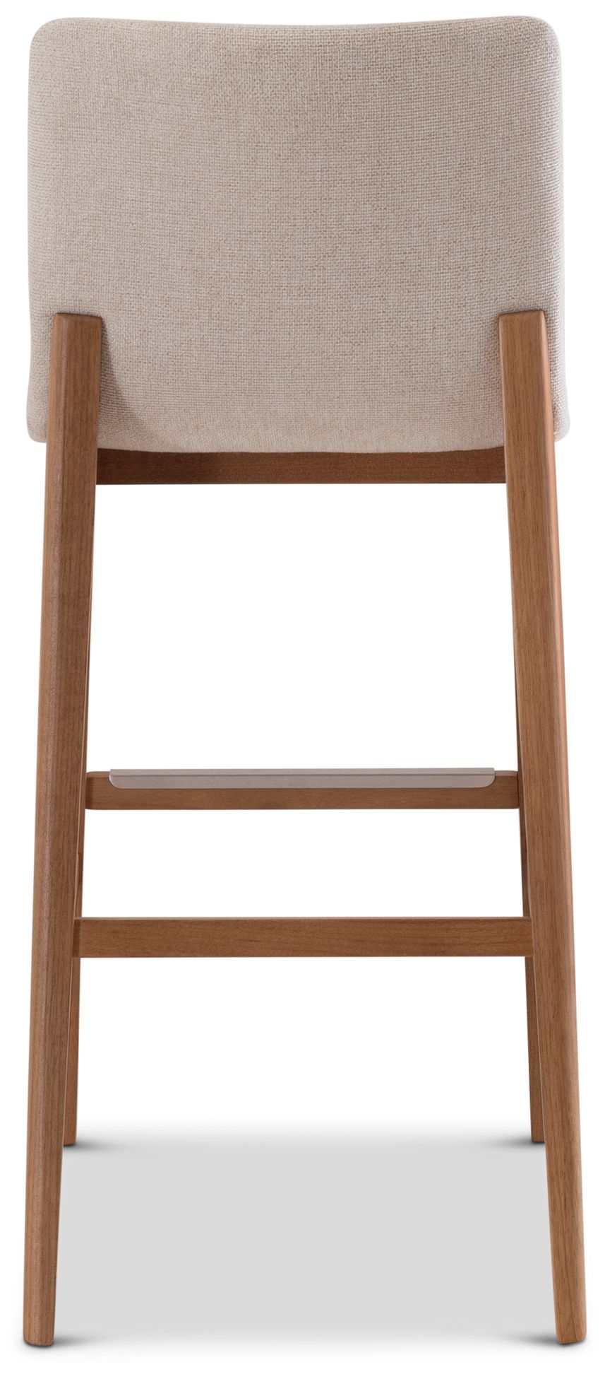 Modern Brazilian Godan 18" Wide Harvest Natural Bar Stool Domasco Frame