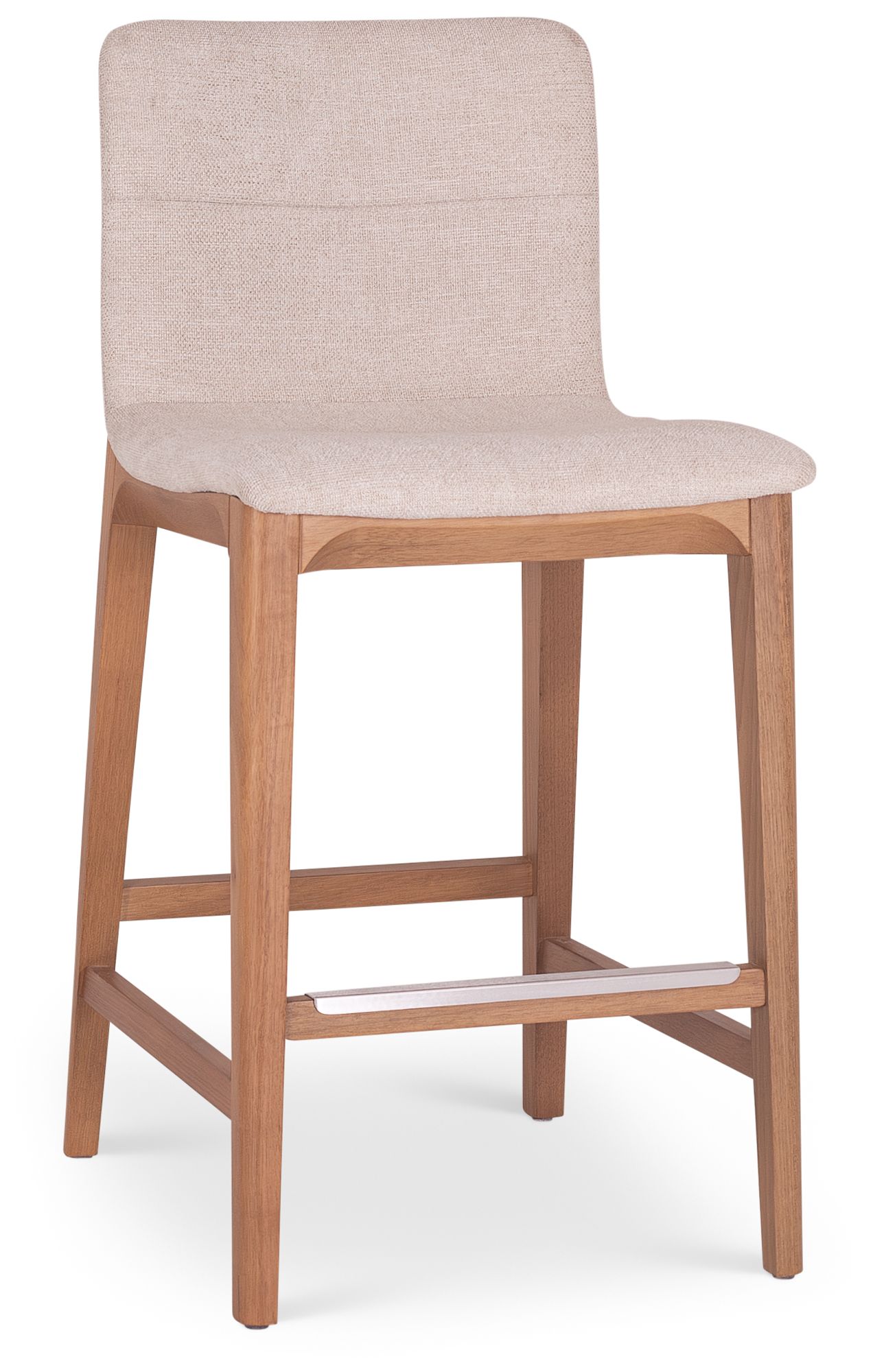 Image 3 Modern Brazilian Godan 18" Wide Harvest Natural Counter Stool Domasco Frame more views
