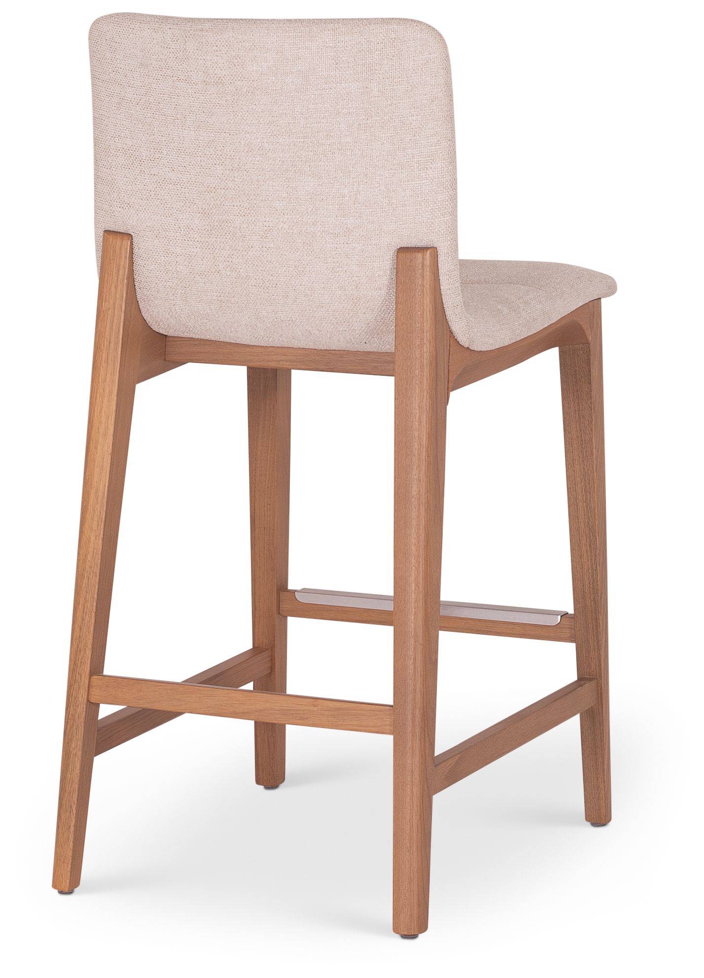 Image 5 Modern Brazilian Godan 18" Wide Harvest Natural Counter Stool Domasco Frame more views