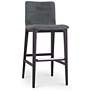 2_Modern Brazilian Godan 18" Wide Jackpot Teal Bar Stool Ebano Frame more views