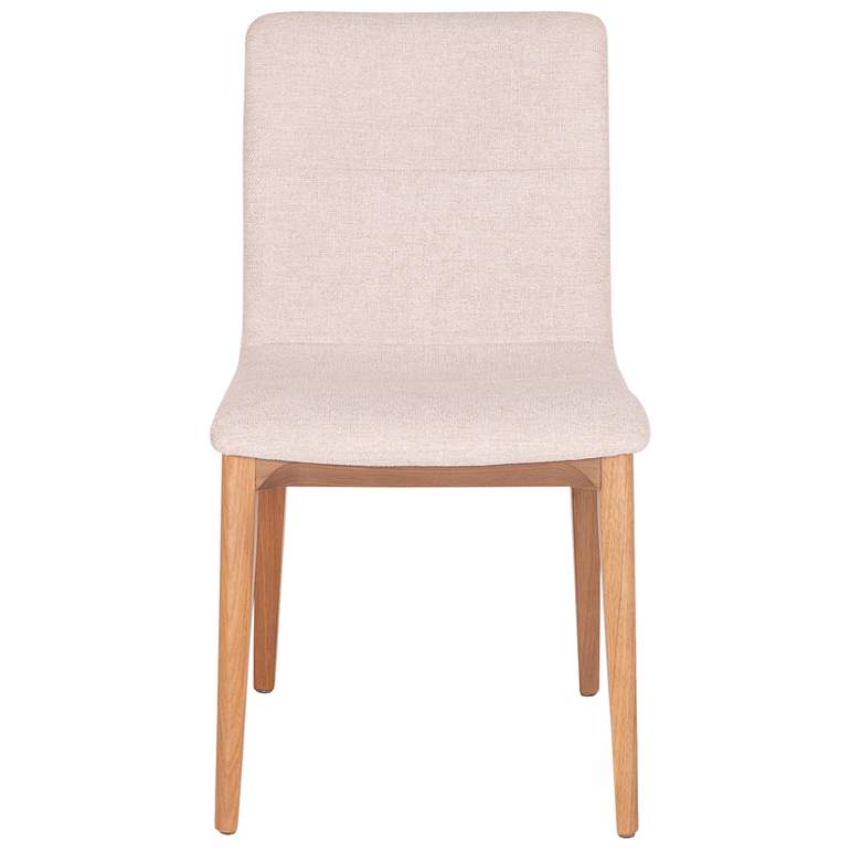 Image 1 Modern Brazilian Godan 19" Wide Harvest Natural Dining Chair Domasco Frame