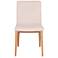 Modern Brazilian Godan 19" Wide Harvest Natural Dining Chair Domasco Frame