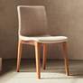 1_Modern Brazilian Godan 19" Wide Harvest Natural Dining Chair Domasco Frame