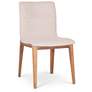 3_Modern Brazilian Godan 19" Wide Harvest Natural Dining Chair Domasco Frame more views