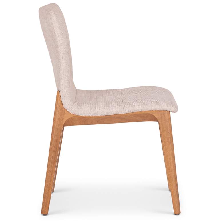 Image 4 Modern Brazilian Godan 19" Wide Harvest Natural Dining Chair Domasco Frame more views
