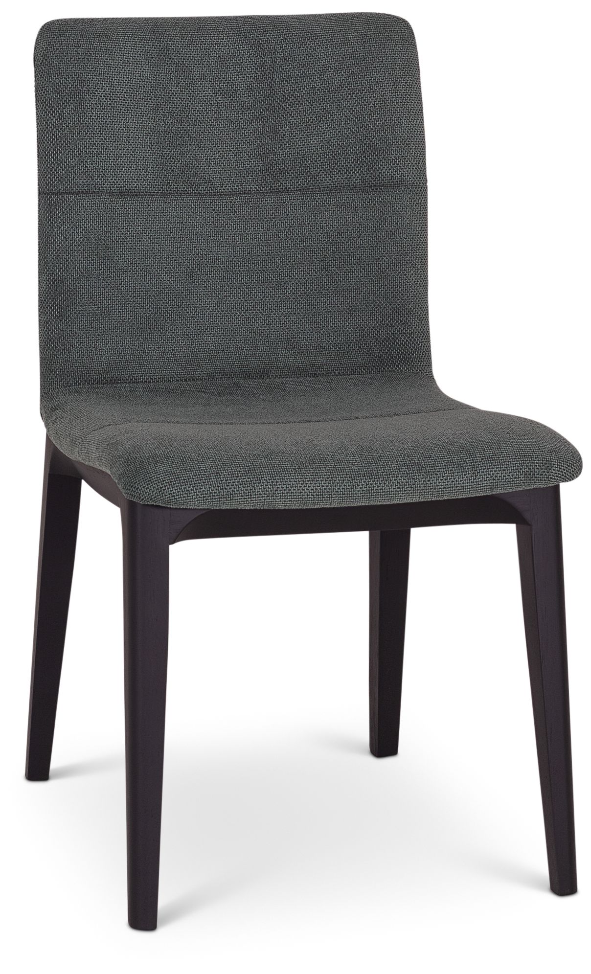 Image 2 Modern Brazilian Godan 19" Wide Jackpot Teal Dining Chair Ebano Frame more views