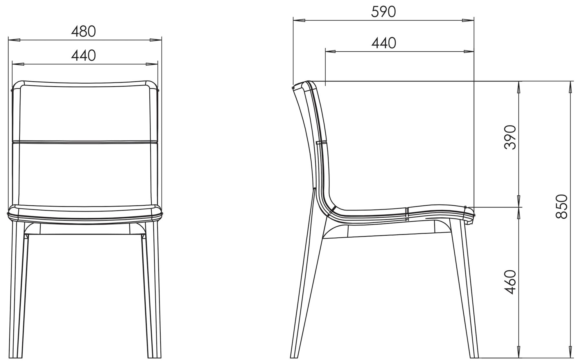 Image 6 Modern Brazilian Godan 19" Wide Jackpot Teal Dining Chair Ebano Frame more views