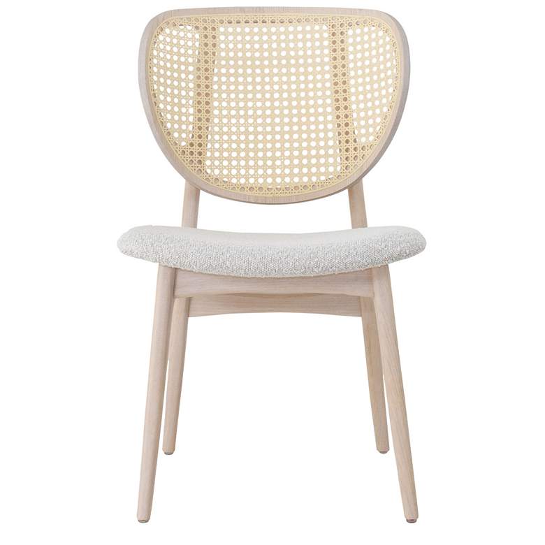 Image 1 Modern Brazilian Joelma 20.5"W Crafted Glaze Dining Chair Natural Frame