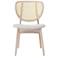 Modern Brazilian Joelma 20.5"W Crafted Glaze Dining Chair Natural Frame