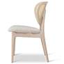 4_Modern Brazilian Joelma 20.5"W Crafted Glaze Dining Chair Natural Frame more views