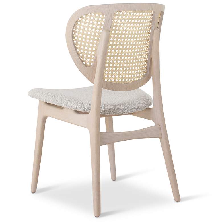 Image 5 Modern Brazilian Joelma 20.5"W Crafted Glaze Dining Chair Natural Frame more views