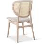 6_Modern Brazilian Joelma 20.5"W Crafted Glaze Dining Chair Natural Frame more views