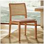 1_Modern Brazilian Larissa 20"W Harvest Natural Dining Chair Natural Frame