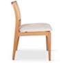 3_Modern Brazilian Larissa 20"W Harvest Natural Dining Chair Natural Frame more views