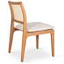 4_Modern Brazilian Larissa 20"W Harvest Natural Dining Chair Natural Frame more views