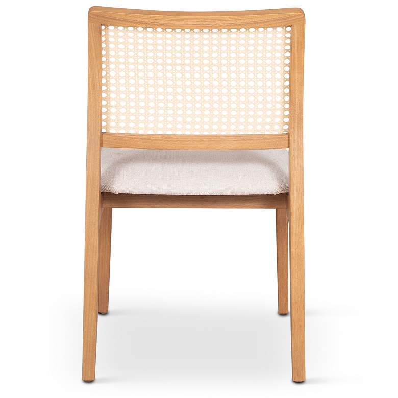 Image 5 Modern Brazilian Larissa 20"W Harvest Natural Dining Chair Natural Frame more views