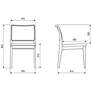 Modern Brazilian Larissa 20"W Harvest Natural Dining Chair Natural Frame