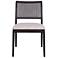Modern Brazilian Larissa 20" Wide Harvest Jute Dining Chair Ebano Frame