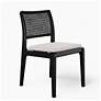 3_Modern Brazilian Larissa 20" Wide Harvest Jute Dining Chair Ebano Frame more views