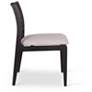 4_Modern Brazilian Larissa 20" Wide Harvest Jute Dining Chair Ebano Frame more views