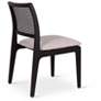5_Modern Brazilian Larissa 20" Wide Harvest Jute Dining Chair Ebano Frame more views