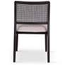 6_Modern Brazilian Larissa 20" Wide Harvest Jute Dining Chair Ebano Frame more views