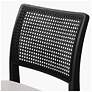 Modern Brazilian Larissa 20" Wide Harvest Jute Dining Chair Ebano Frame