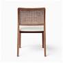 5_Modern Brazilian Larissa 20" Wide Harvest Natural Dining Chair Nogal Frame more views
