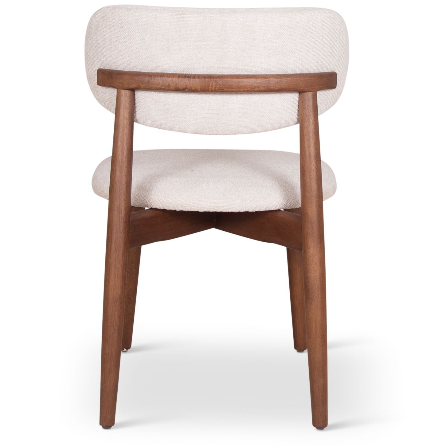 Image 5 Modern Brazilian Lucia 20.8" Wide Harvest Natural Dining Chair Nogal Frame more views