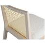 6_Modern Brazilian Nardia 17.5"W Crafted Glaze Bar Stool Natural Frame more views
