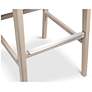 7_Modern Brazilian Nardia 17.5"W Crafted Glaze Bar Stool Natural Frame more views