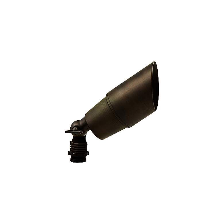 Image 1 Modern Bronze 5 1/4" Long Adjustable Landscape Lighting Spot Light