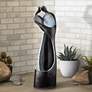 Modern Couple Black Indoor/Outdoor LED Fountain
