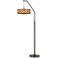 Modern Drift Bronze Downbridge Arc Floor Lamp
