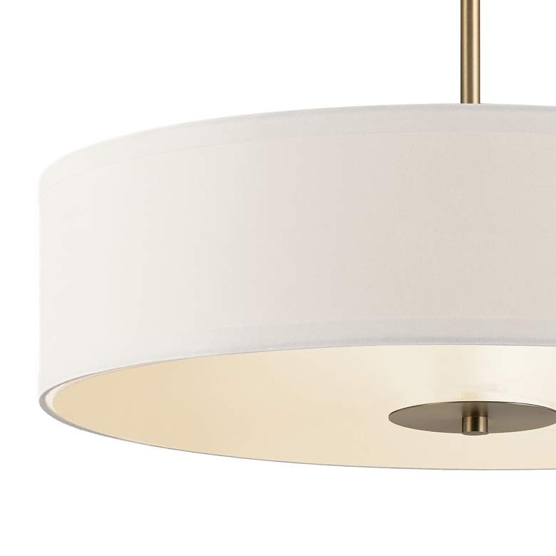 Image 6 Modern Drum 20" Wide Three Light Classic Bronze more views