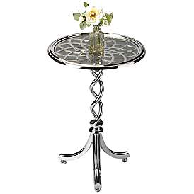Image1 of Modern Expressions Glass Top Accent Table